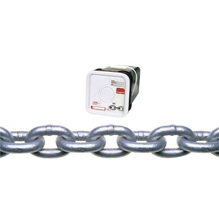Campbell Chain & Fittings Campbell 3/8 in. Oval Link Carbon Steel Proof Coil Chain 3/8 in. D X 45 ft. L 143636